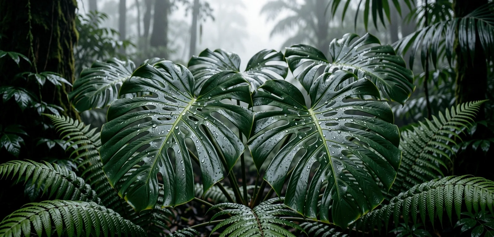 Indonesian botanical landscape